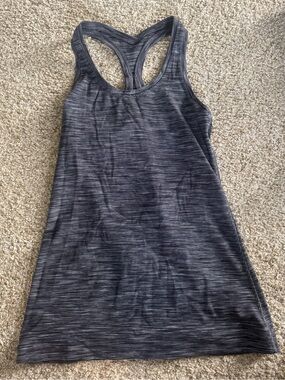 lululemon athletica Women's Heathered Black Racerback Tank